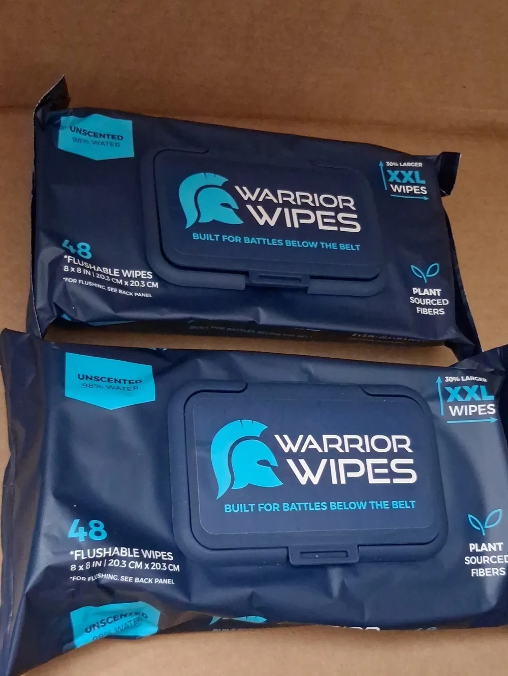 2 Pack Mens Xxl Wipes Nwt